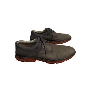 Johnston & Murphy Gray Suede Lace Up Oxford Shoes Men 13M‎